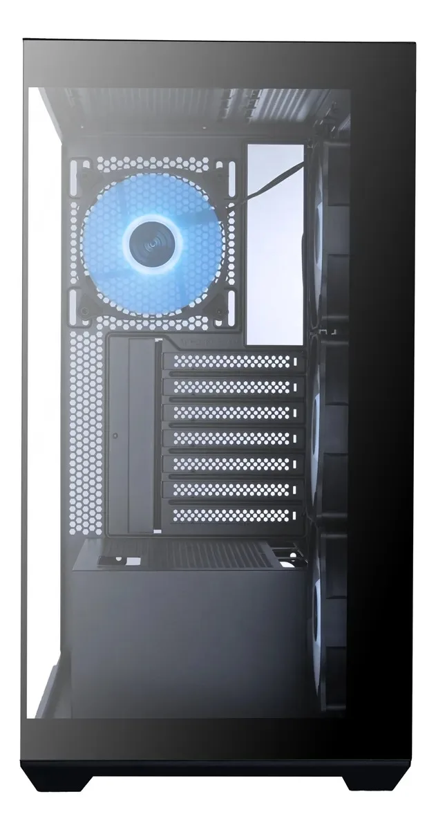 Gabinete Gamer Evolabs Progression X4 Fan ARGB Black EVO-305AB