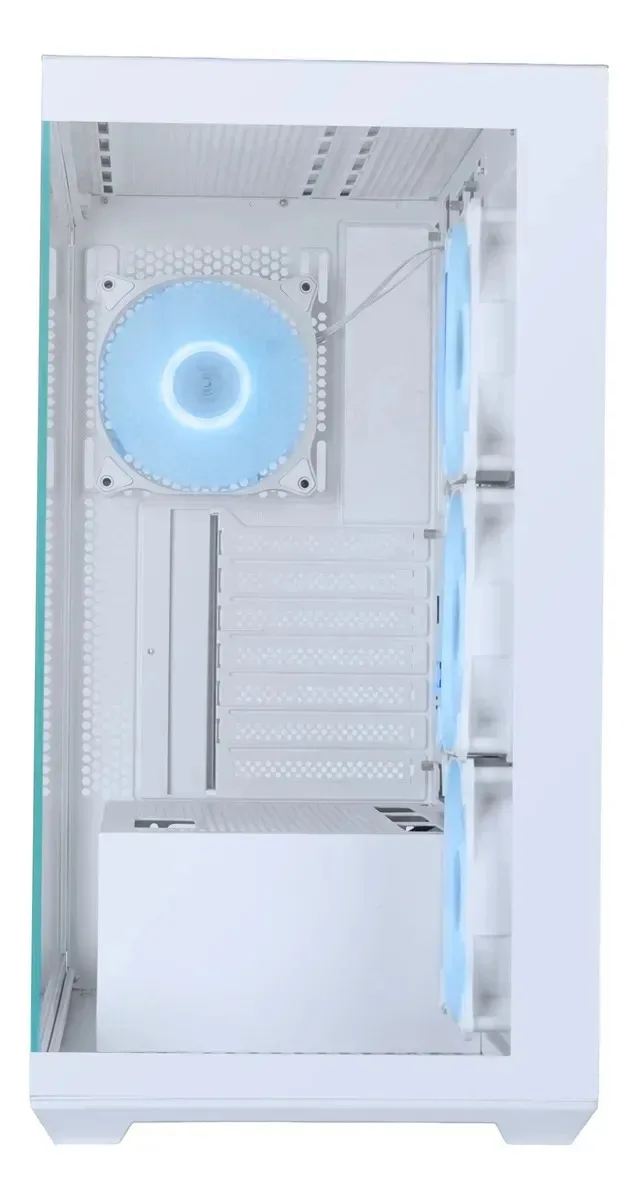Gabinete Gamer Evolabs Progression X4 Fan ARGB White EVO-305AW