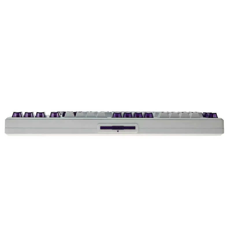 Perifericos Teclado Inalambrico Aula L99 C/Pantalla Semi-transparent Purple+White Switch Raindrop Gamer Mecanico BT