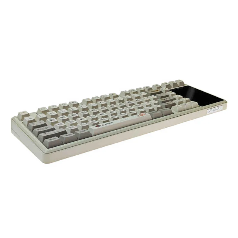 Perifericos Teclado Inalambrico Aula L99 C/Pantalla Milk Coffee Switch Caramel Latte Gamer Mecanico BT