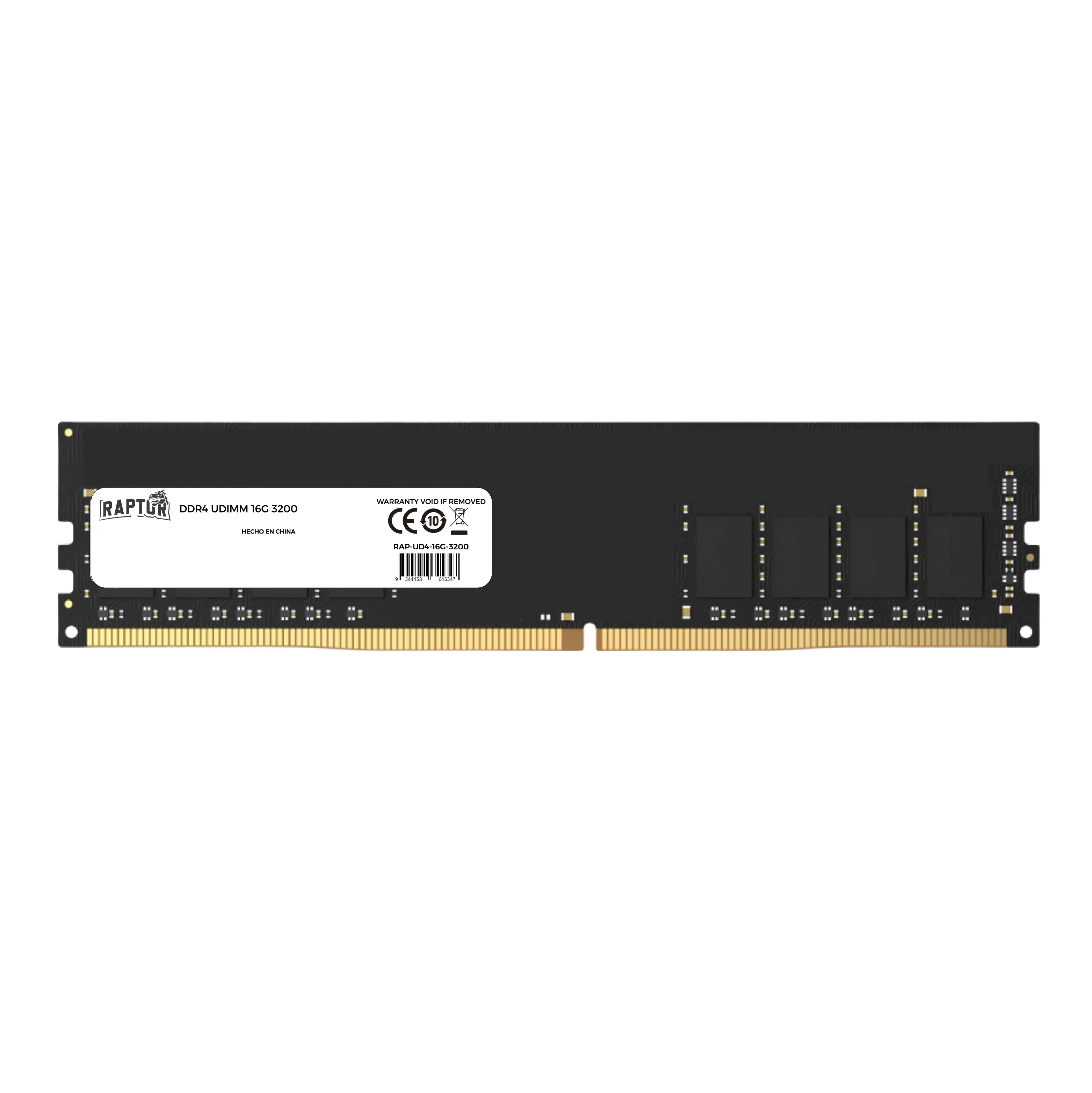 Memoria Ram DDR4 16GB Raptor 3200MHz Legacy RAP-UD4-16G-3200
