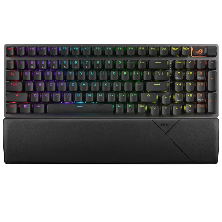 PERIFERICOS TECLADO INALAMBRICO ASUS ROG STRIX SCOPE II 96 SWITCH SNOW GAMER MECANICO BT X901