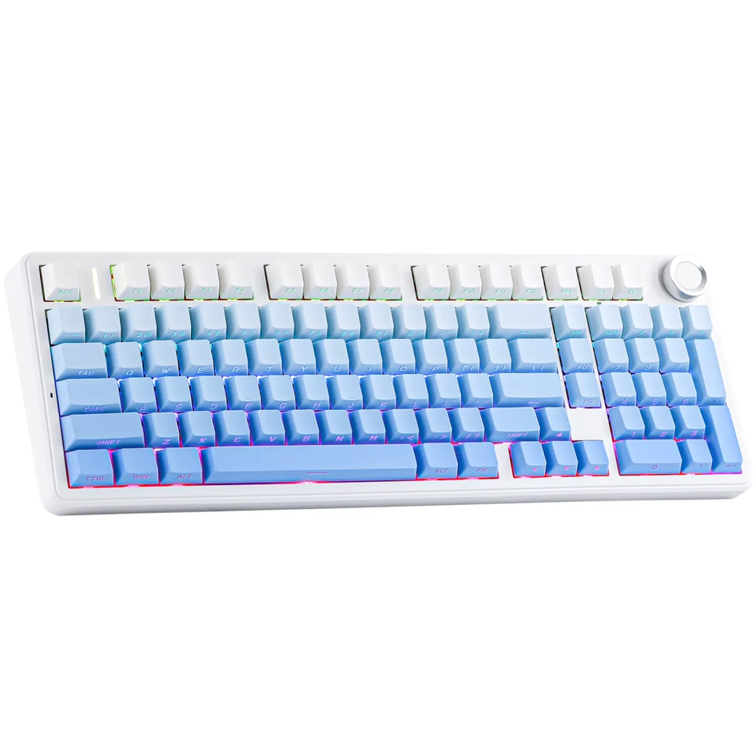 Perifericos Teclado Inalambrico Aula F99 Pro Gradient Blue Switch Nimbus Gamer Mecanico BT