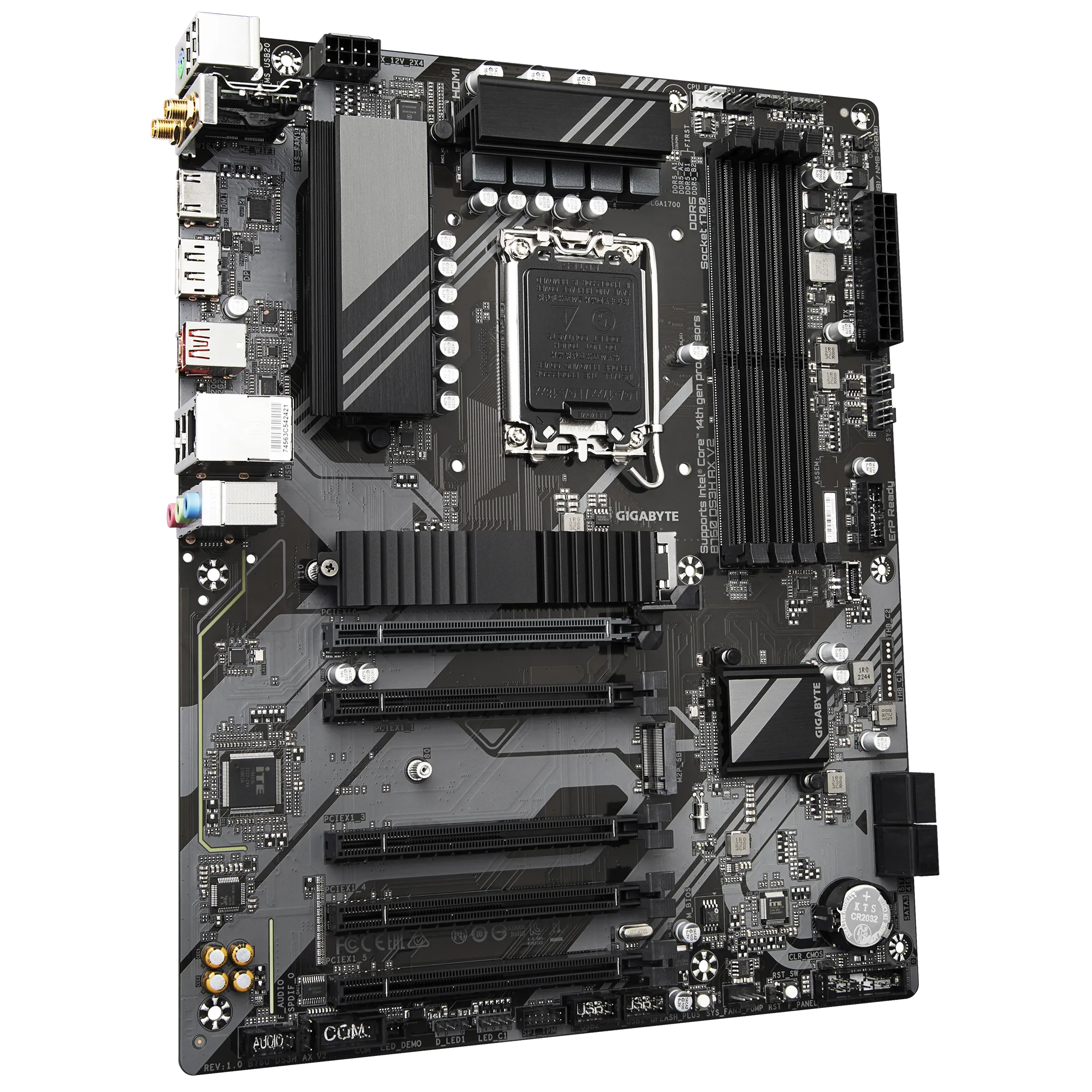 Motherboard Intel Gigabyte B760 DS3H AX V2 DDR5 S1700