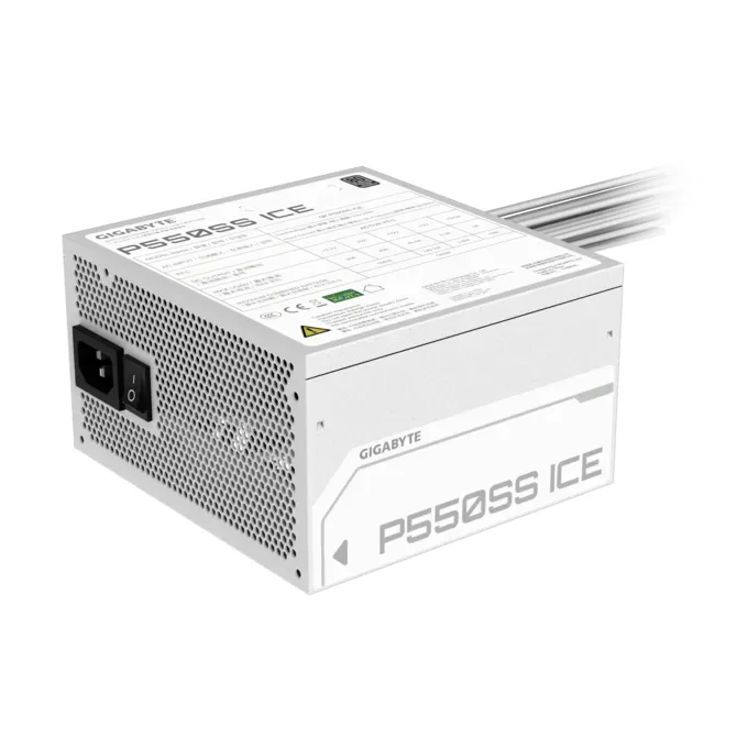 Fuente Certificada Gigabyte 550W 80 Plus Silver ICE GP-P550SS ICE