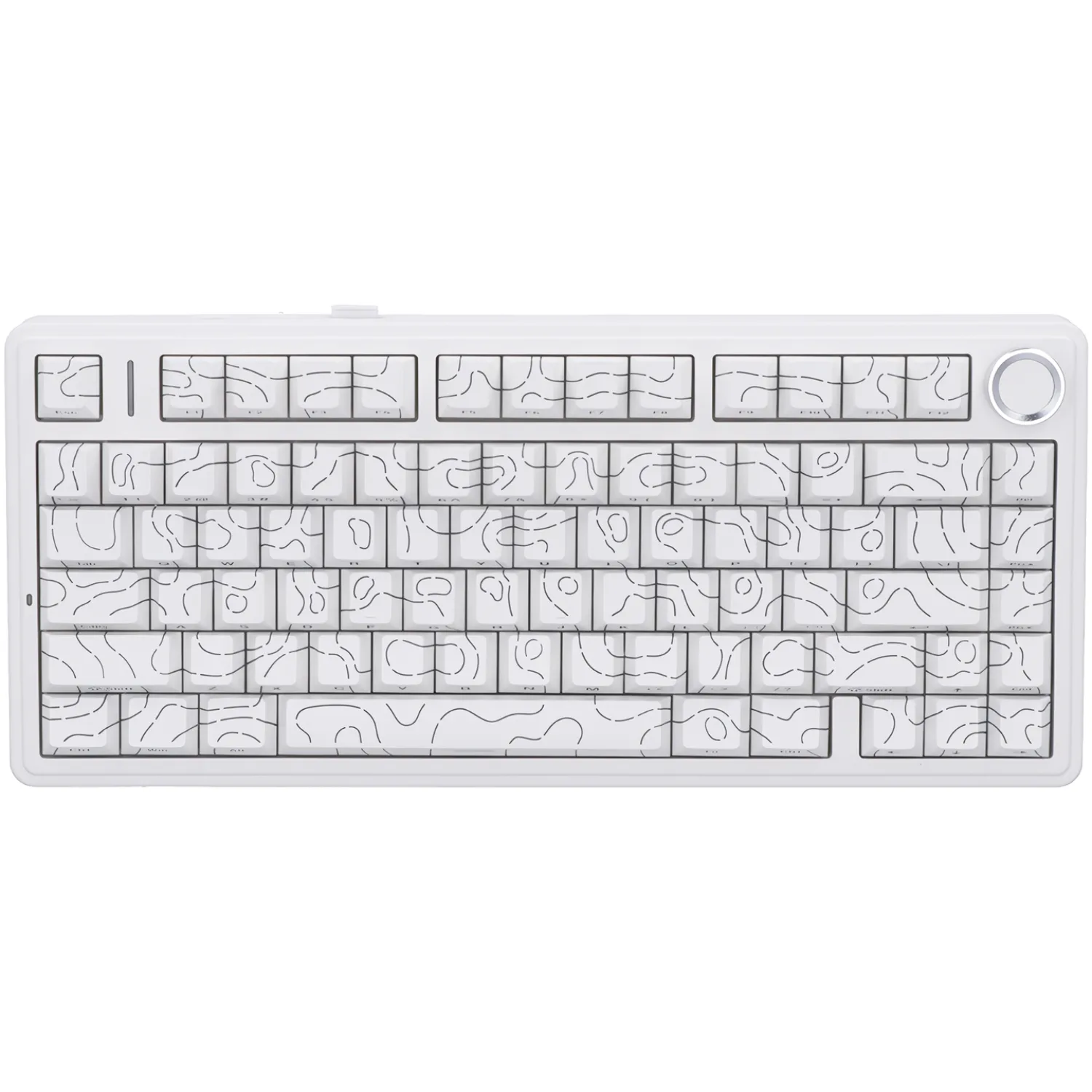 Perifericos Teclado Inalambrico Aula F75 White Contour Switch Seiya Gamer Mecanico BT