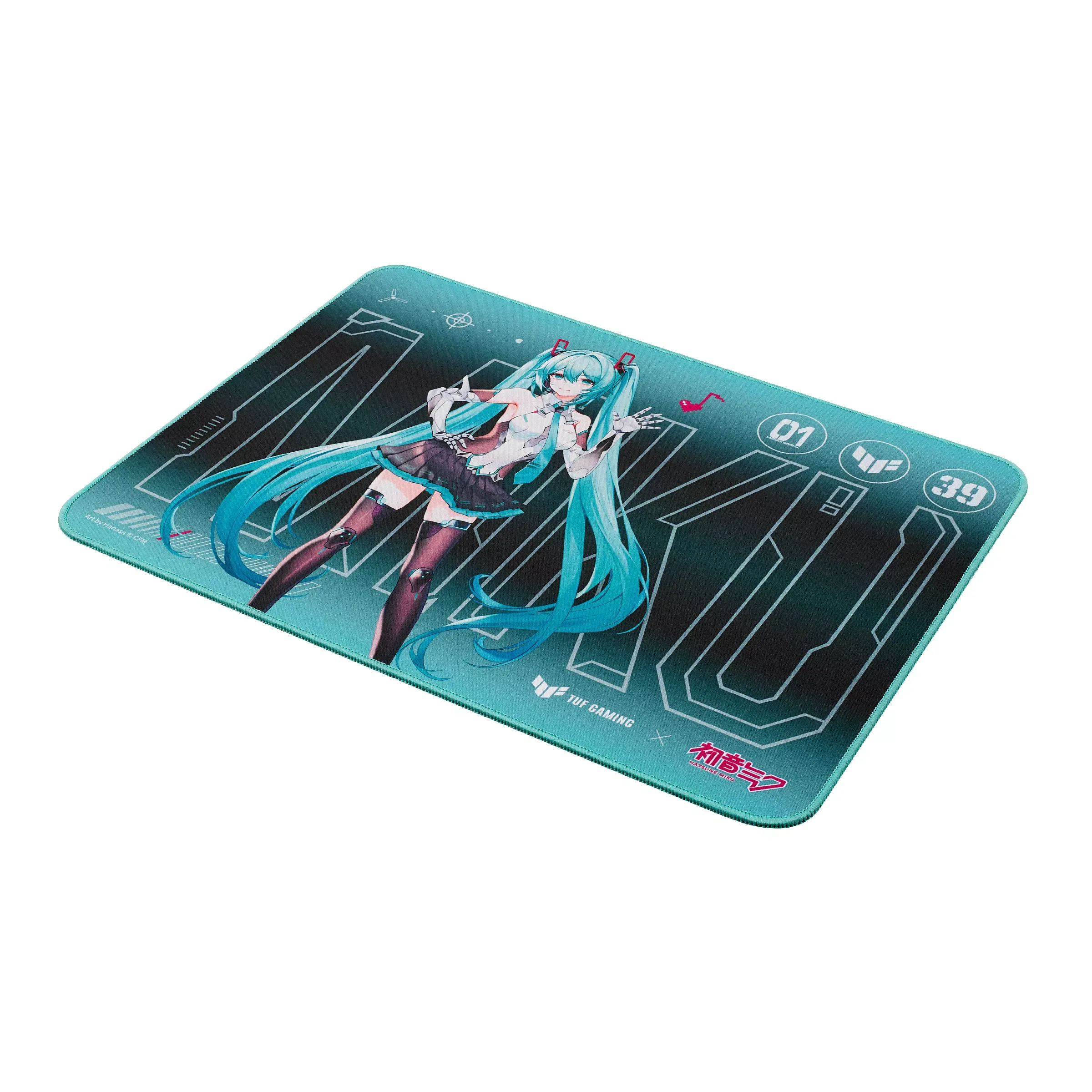 Perifericos Pad Mouse Asus Tuf Gaming Hatsune Miku 260x360x2mm NC19 TUF GAMING P1 HATSUNE MIKU EDITION