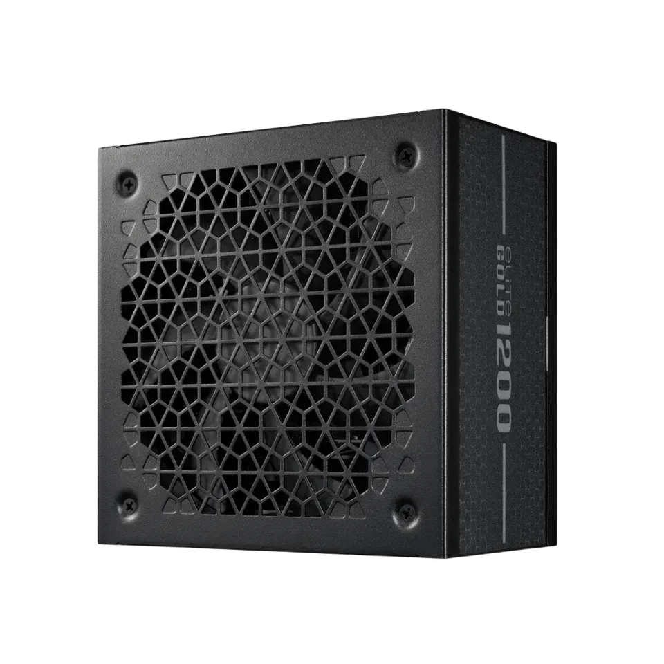 Fuente Certificada Cooler Master 1200W Elite 80 Plus Gold Full Modular MPW-C001-AFAG