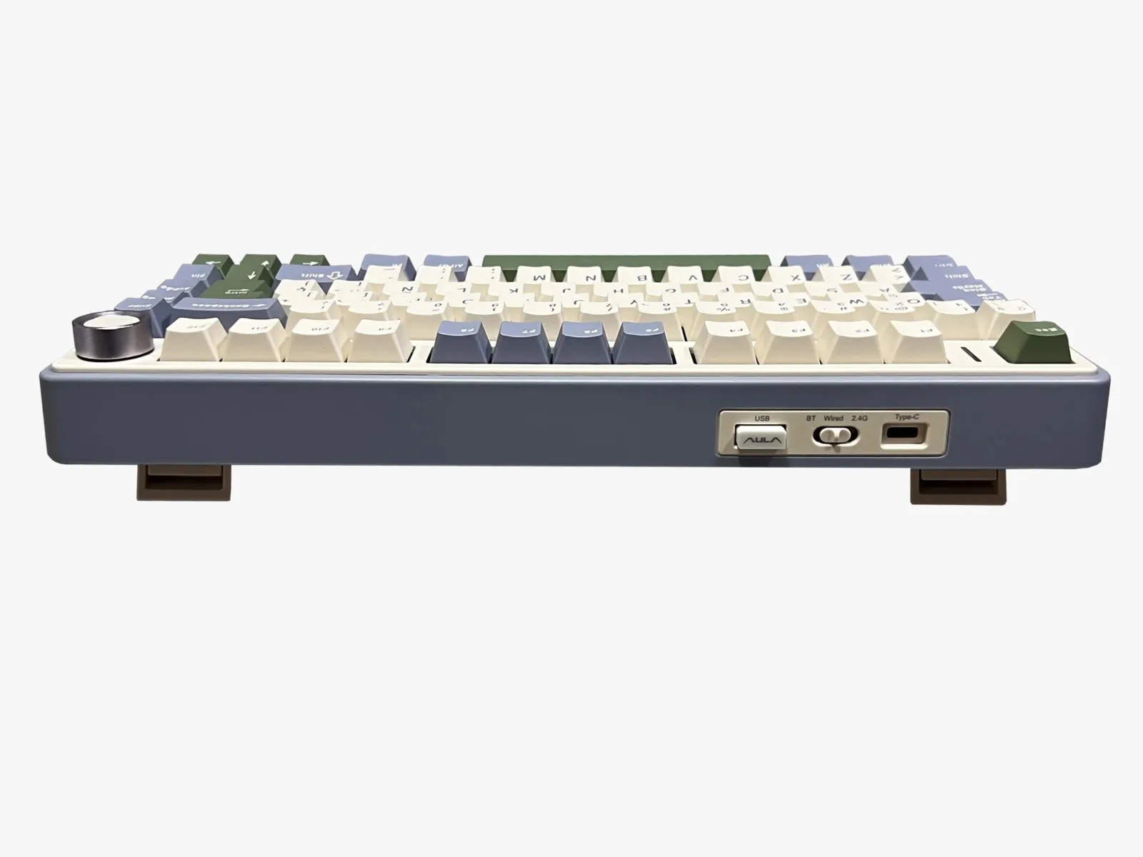 Perifericos Teclado Inalambrico Aula AU75 Purple Beige Switch Star Vector Gamer Mecanico BT