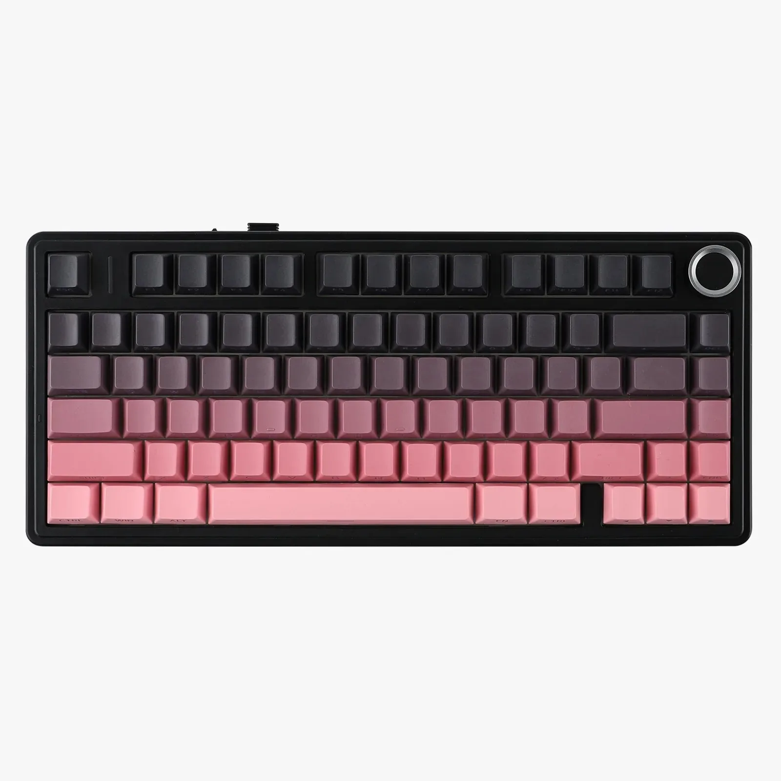 Perifericos Teclado Inalambrico Aula F75 Gradient Black + Pink Reaper Switch Gamer Mecanico BT