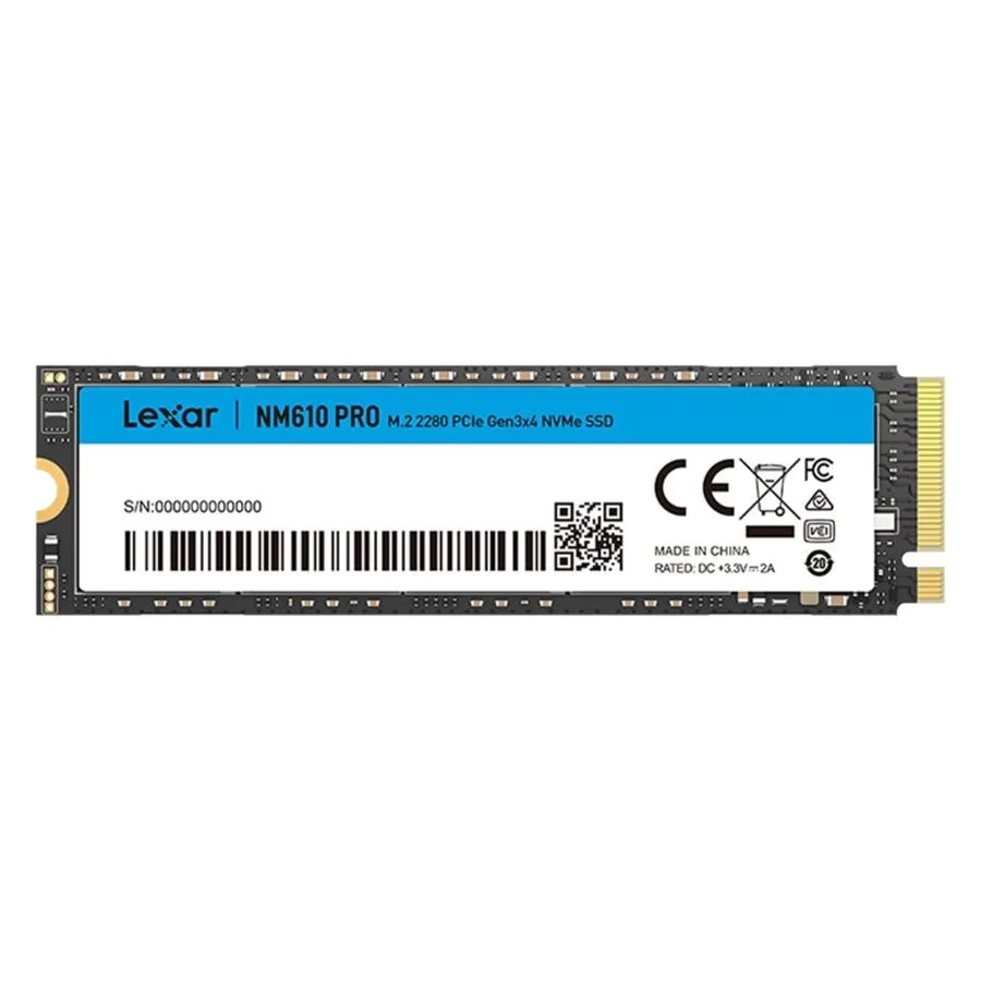 Almacenamiento Disco Solido SSD NVMe Lexar 500GB NM610 PRO M.2