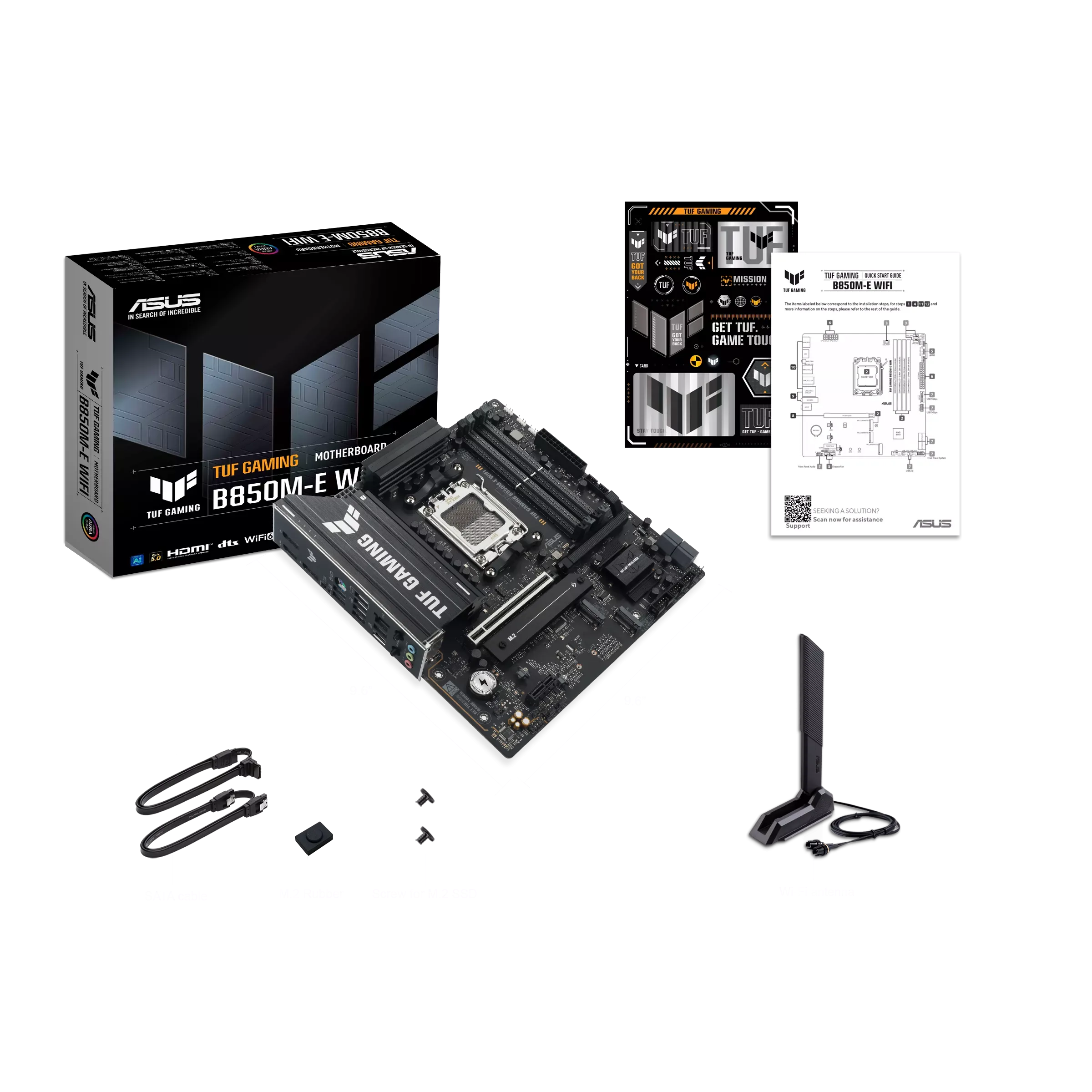 Motherboard Amd Asus Tuf Gaming B850M-E WIFI AM5