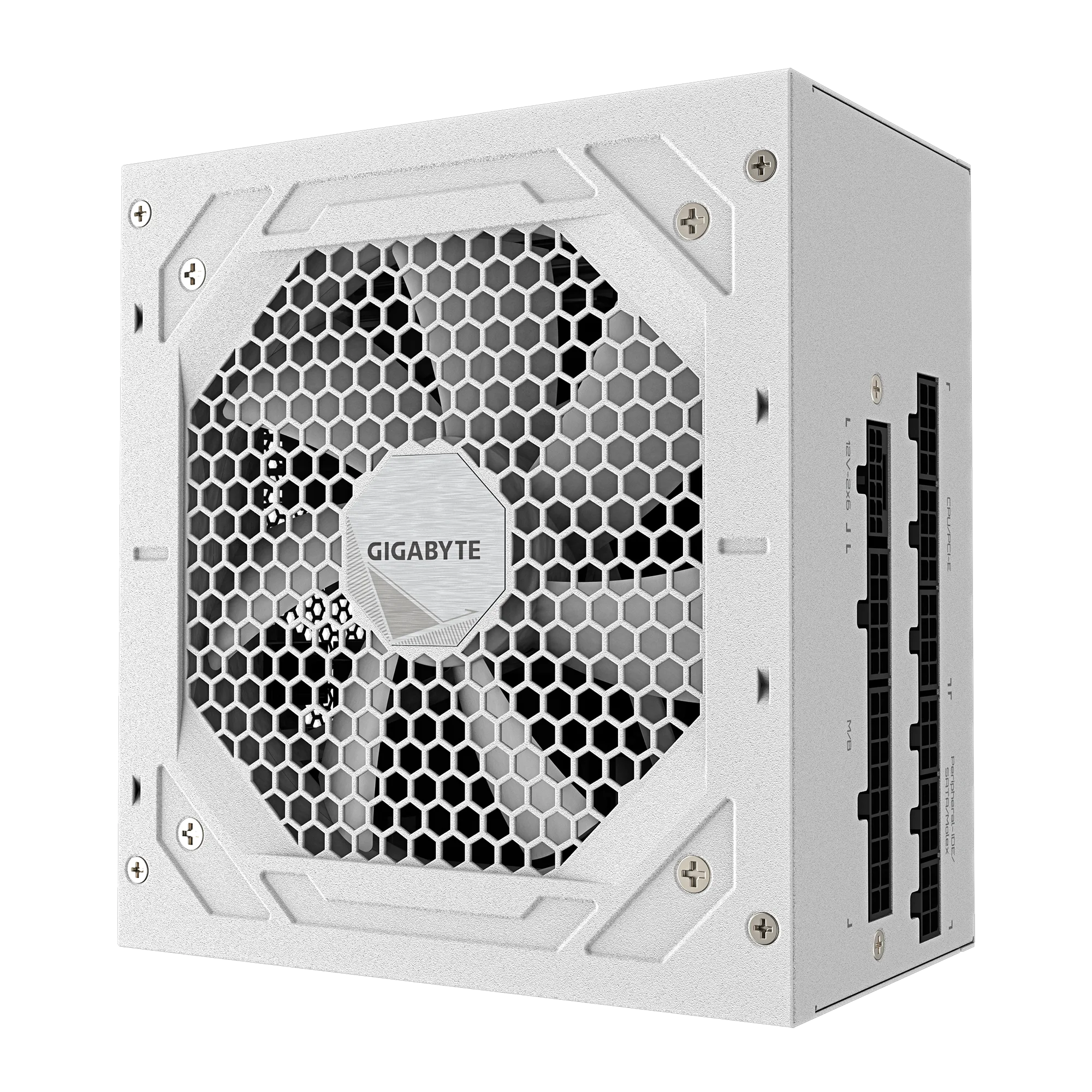 Fuente Certificada Gigabyte 1000W UD White ICE 80 Plus Gold Full Modular GP-UD1000GM PG5 ICE