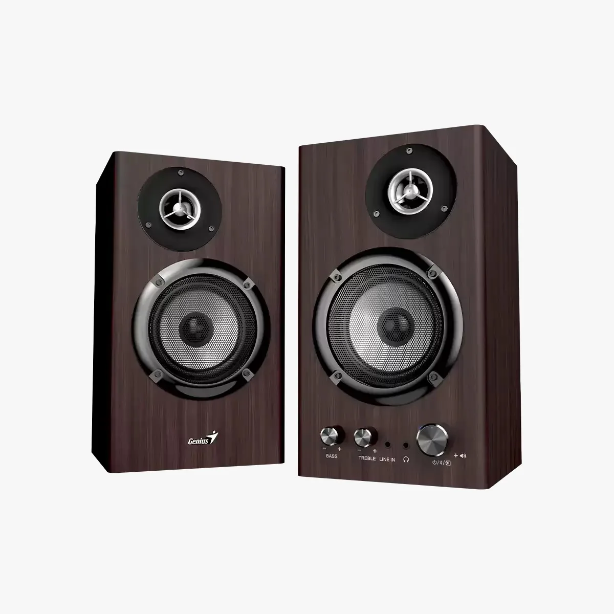 Perifericos Parlante Genius Dark Brown 50W Bluetooth 5.3 SP-HF1812BT