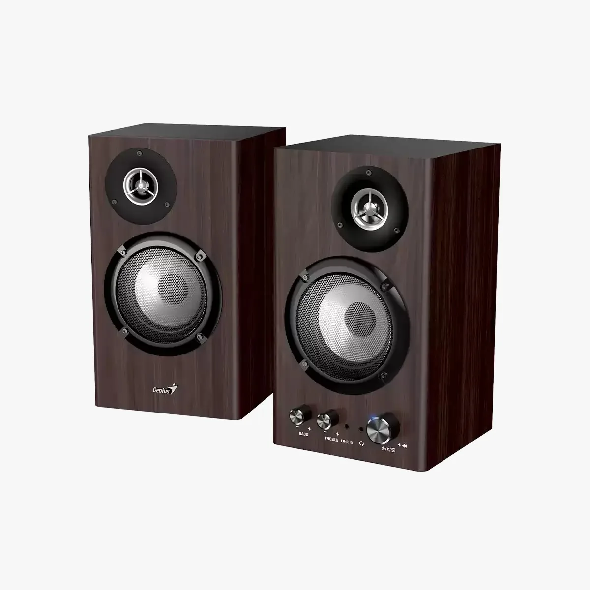 Perifericos Parlante Genius Dark Brown 50W Bluetooth 5.3 SP-HF1812BT