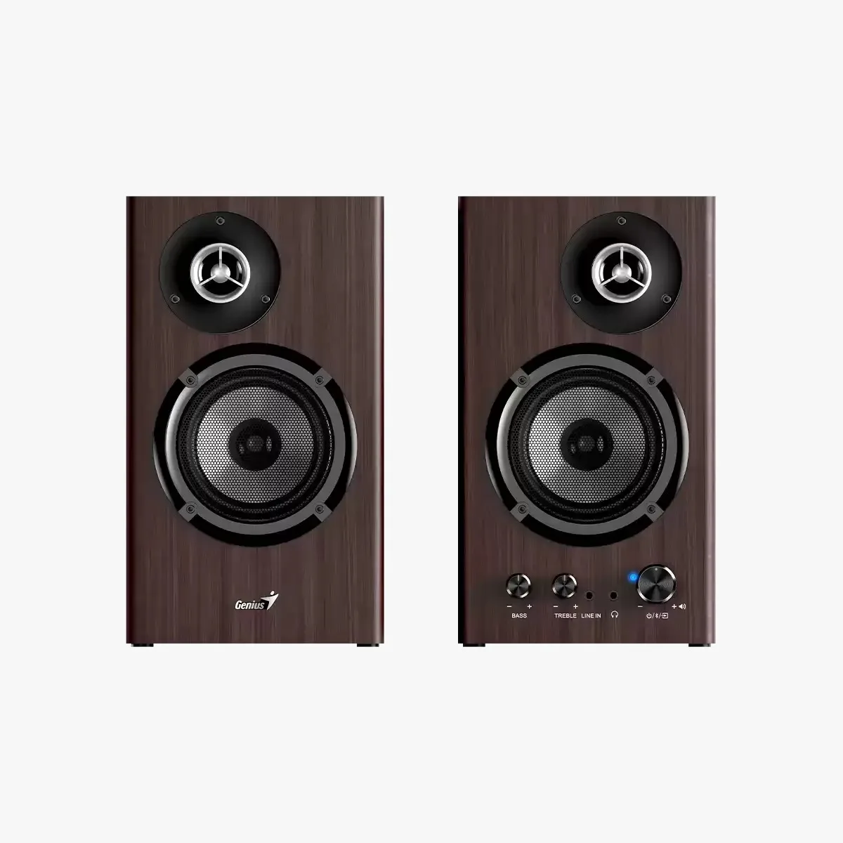 Perifericos Parlante Genius Dark Brown 50W Bluetooth 5.3 SP-HF1812BT