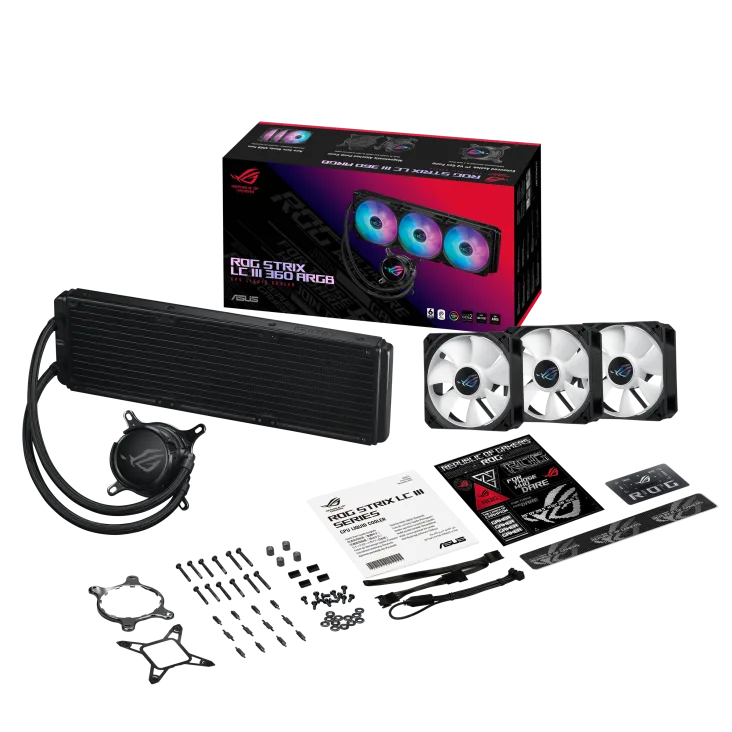 Refrigeracion Water Cooler Asus Rog Strix LC III 360 ARGB Black