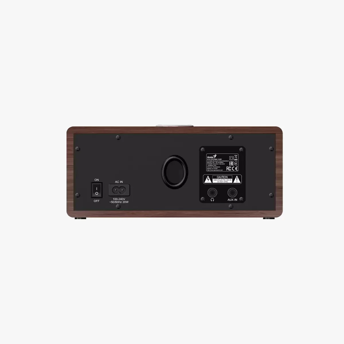 Perifericos Parlante Genius Dark Brown 20W Bluetooth 5.3 SP-HF505BT