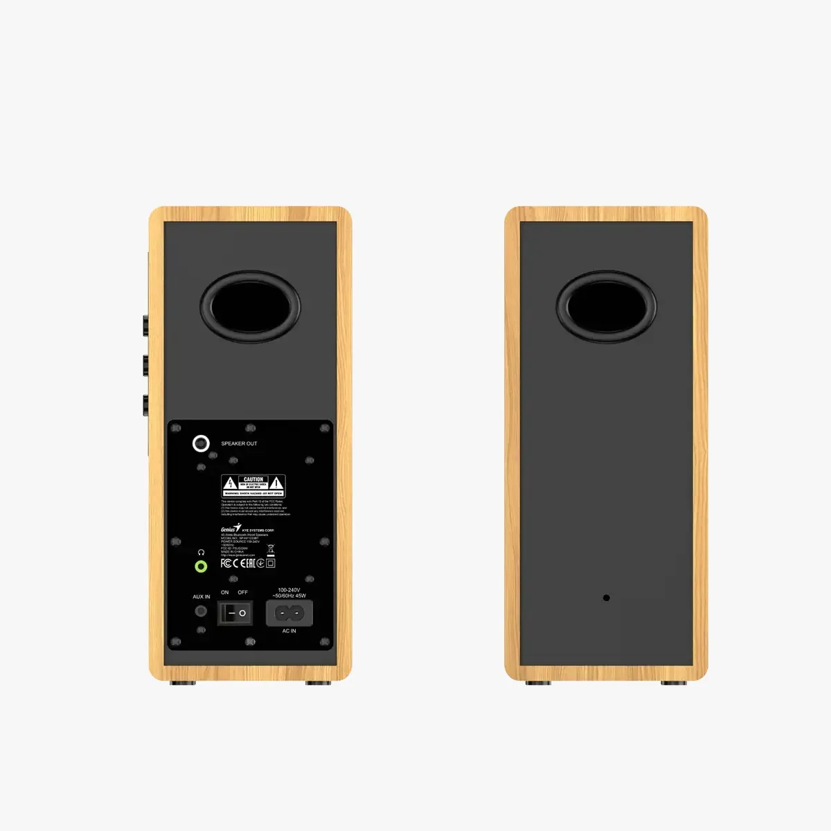 Perifericos Parlante Genius Pine Wood 45W Bluetooth 5.3 SP-HF1220BT