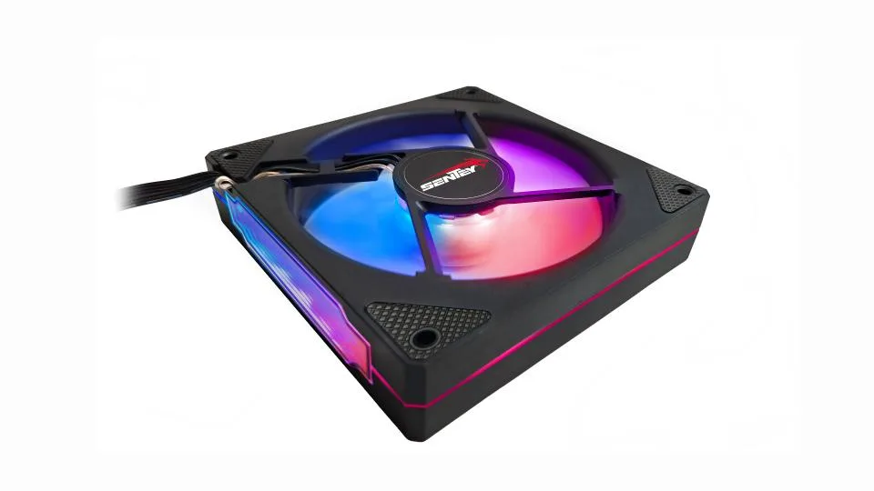 Refrigeracion Cooler Gabinete Sentey F75 Gamer PWM + ARGB F75BLK-PWM