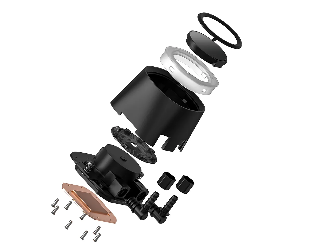 Refrigeracion Water Cooler ID-Cooling FX360 LCD PE Black