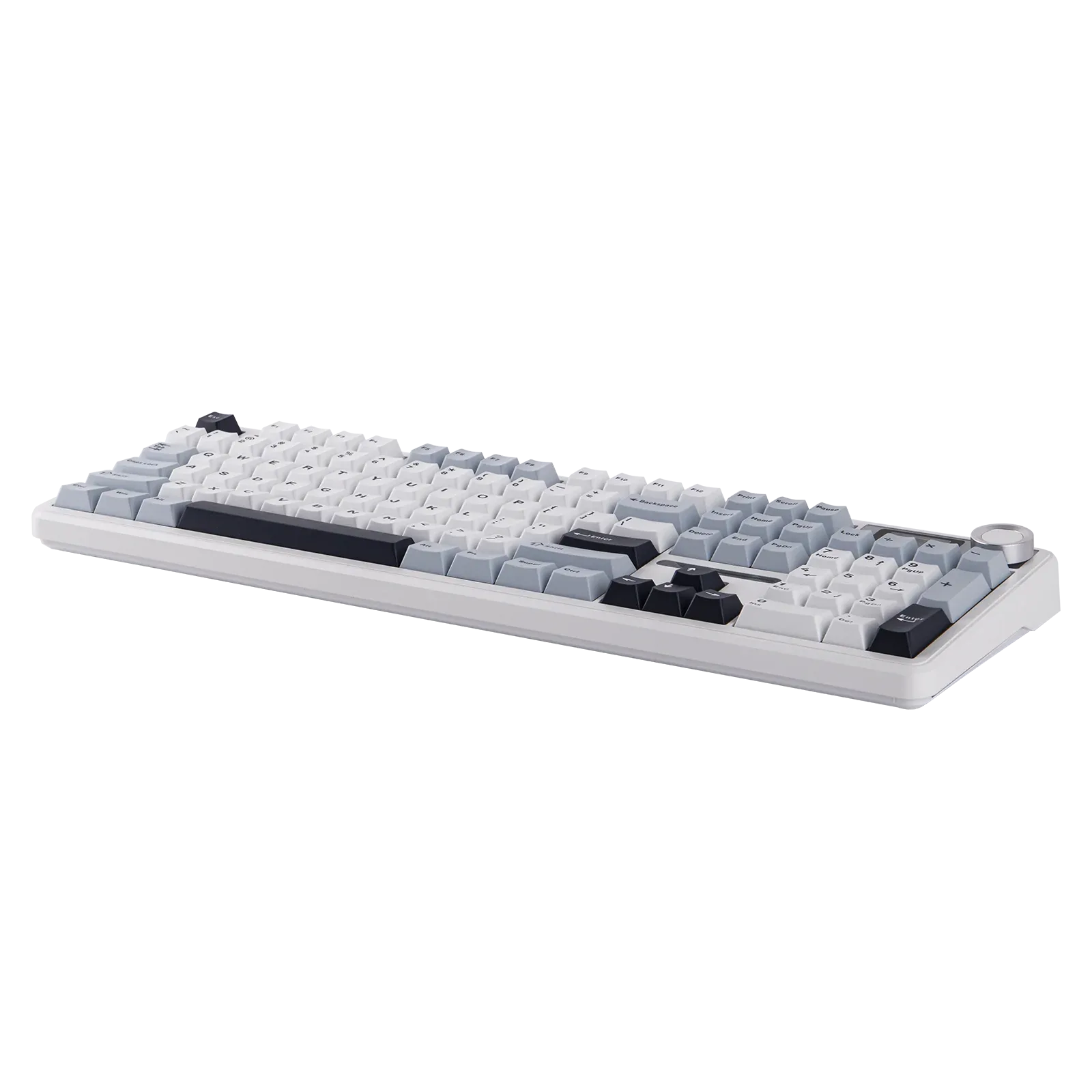 Perifericos Teclado Inalambrico Aula F108 Pro Light Blue + White + Black Purple Switch Reaper Gamer Mecanico BT