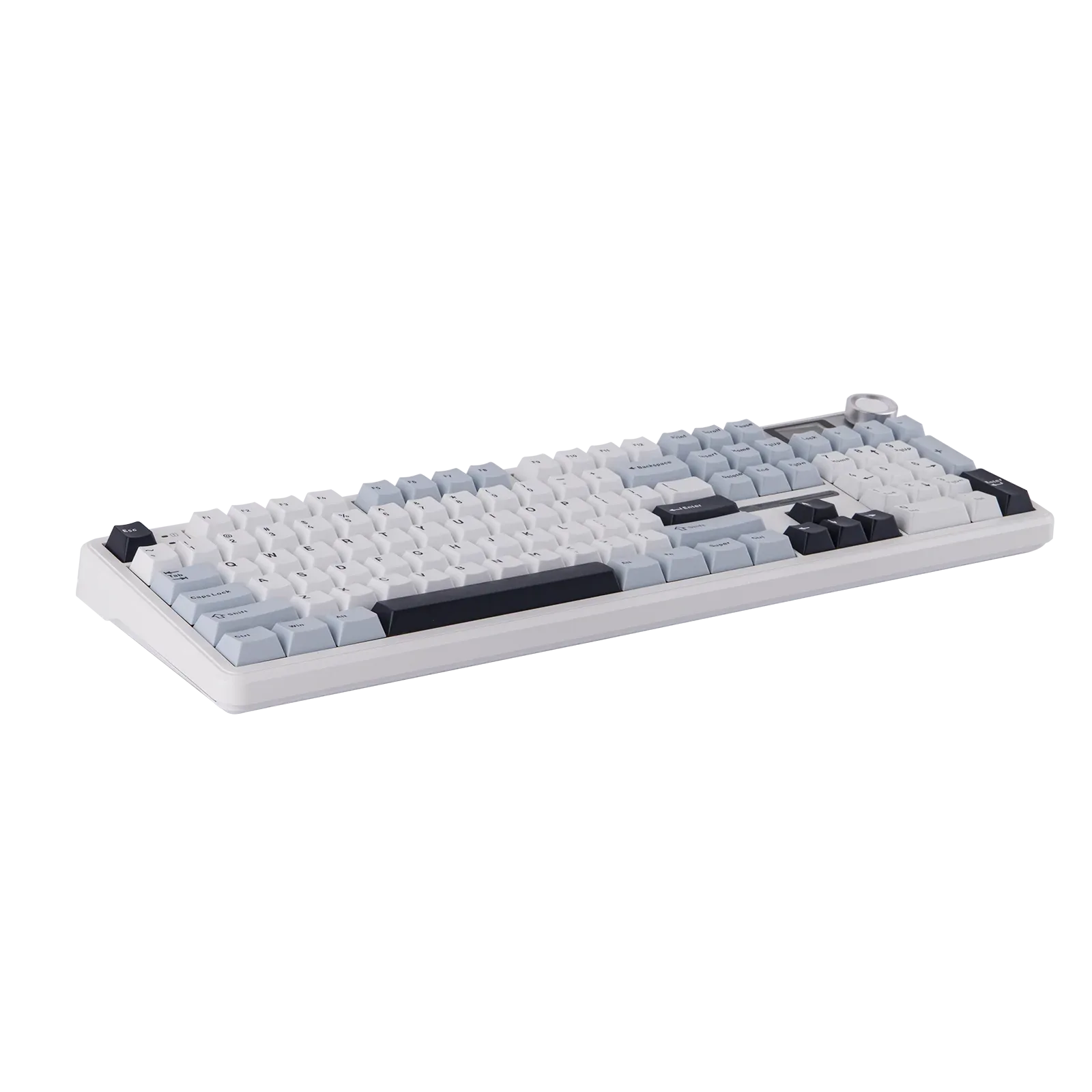 Perifericos Teclado Inalambrico Aula F108 Pro Light Blue + White + Black Purple Switch Reaper Gamer Mecanico BT
