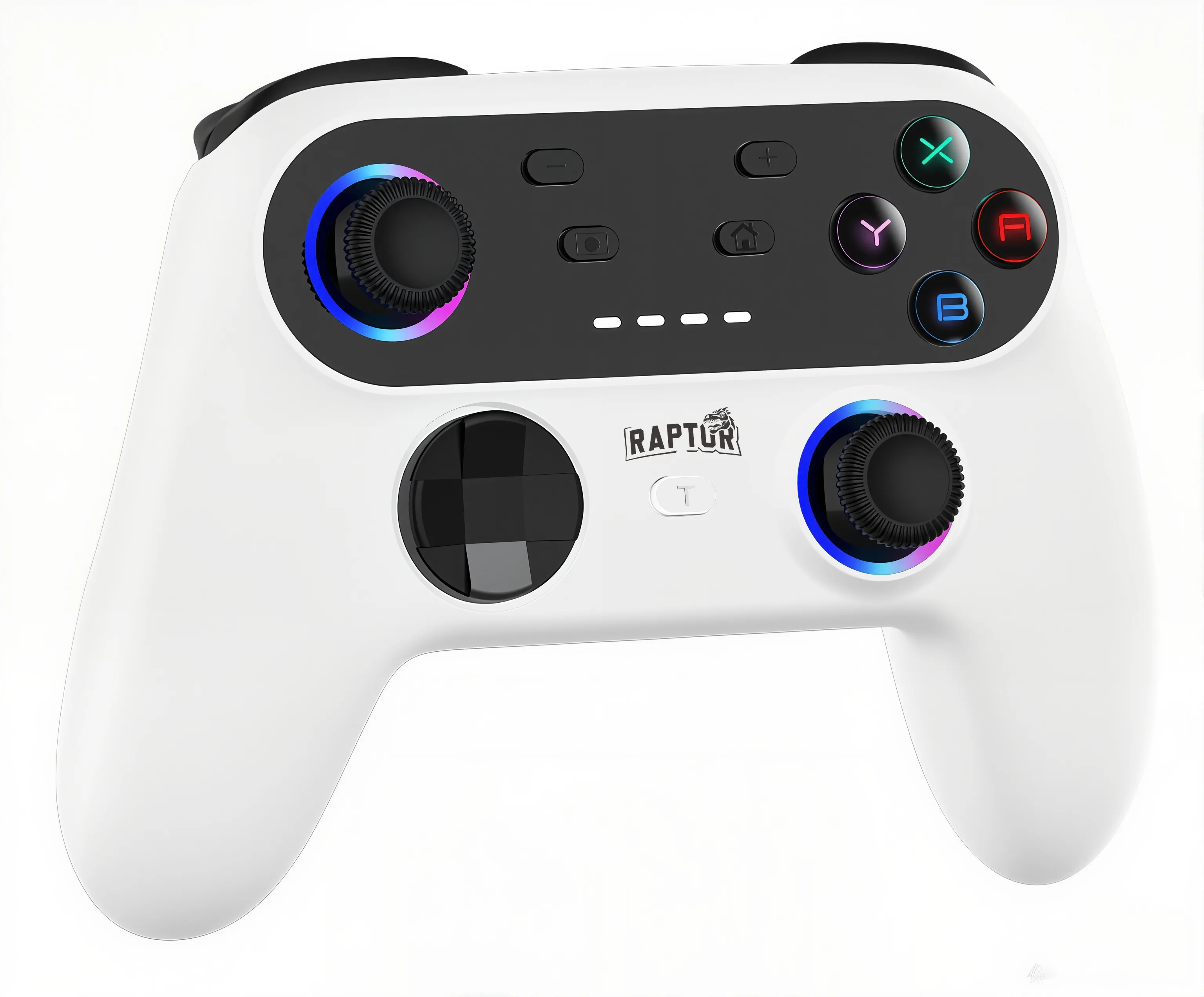Perifericos Joystick Raptor Apex Wireless White RAP-CONTROL-WIRELESS-PC/PS-RGB-WH