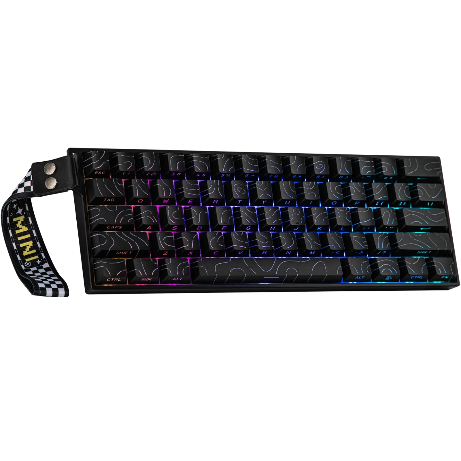 Perifericos Teclado Inalambrico Aula Mini 60HE Max Black Switch Spiritcloud Gamer Magnetico BT