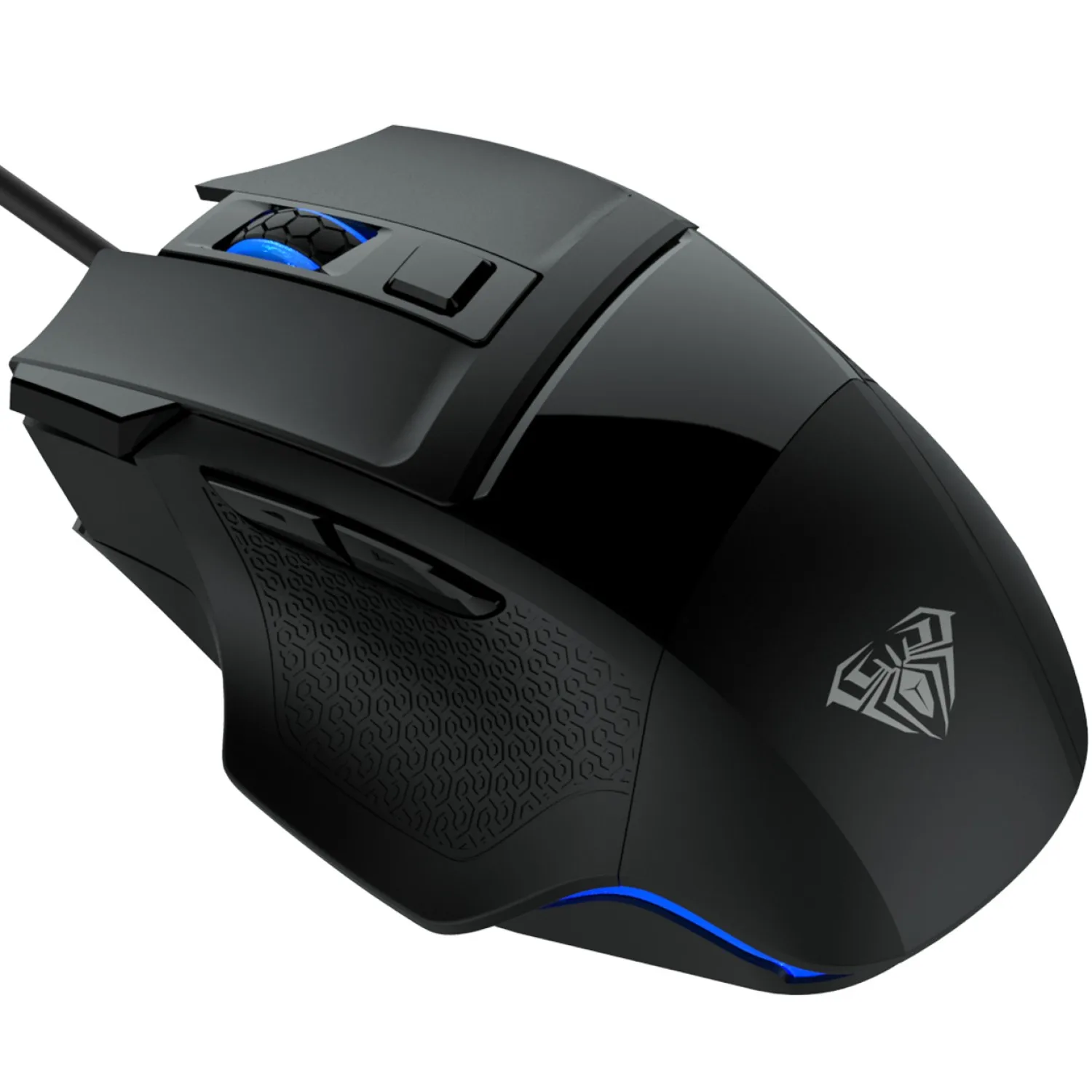Perifericos Mouse USB Aula S12 RGB Black Gamer