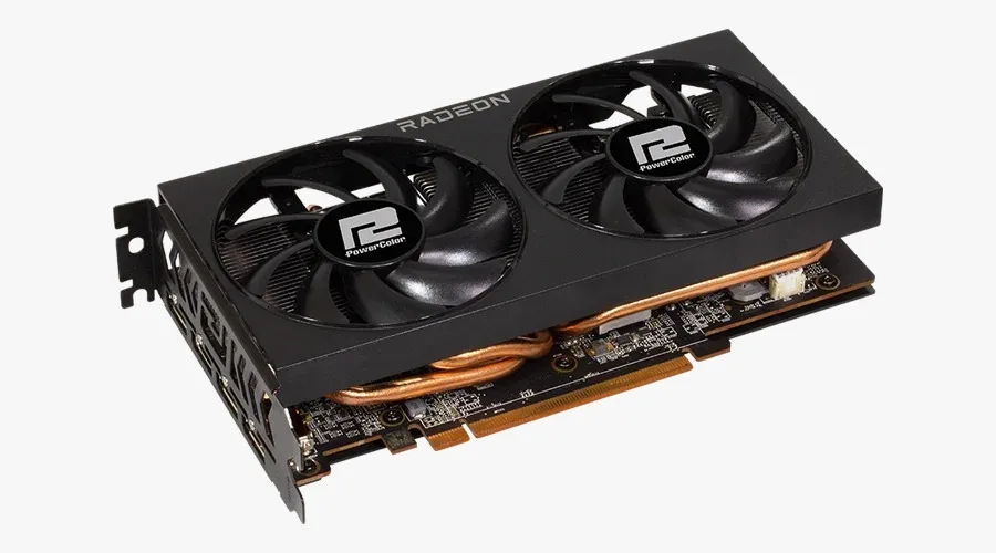 Placa De Video Radeon PowerColor RX 7600 Fighter 8GB GDDR6 RX7600 8G-F/V2