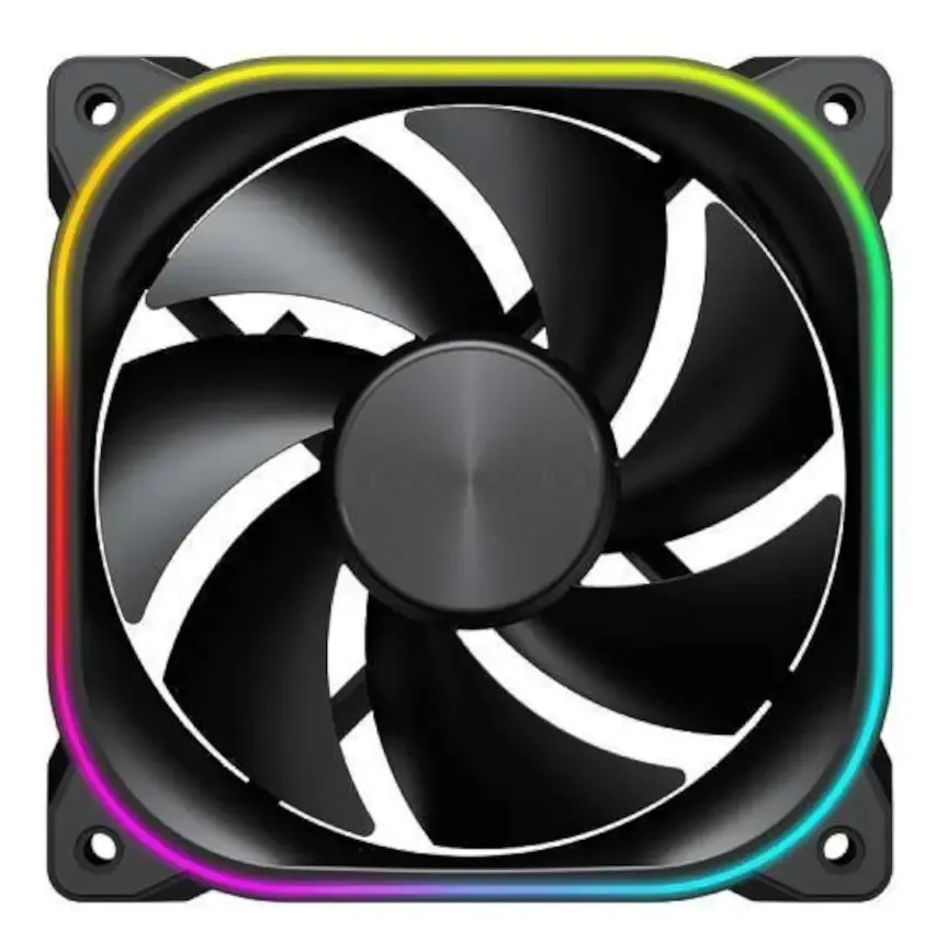 Refrigeracion Cooler Gabinete Tecware Topan Quad 120mm ARGB Black TWAC-TQAX-BKAR