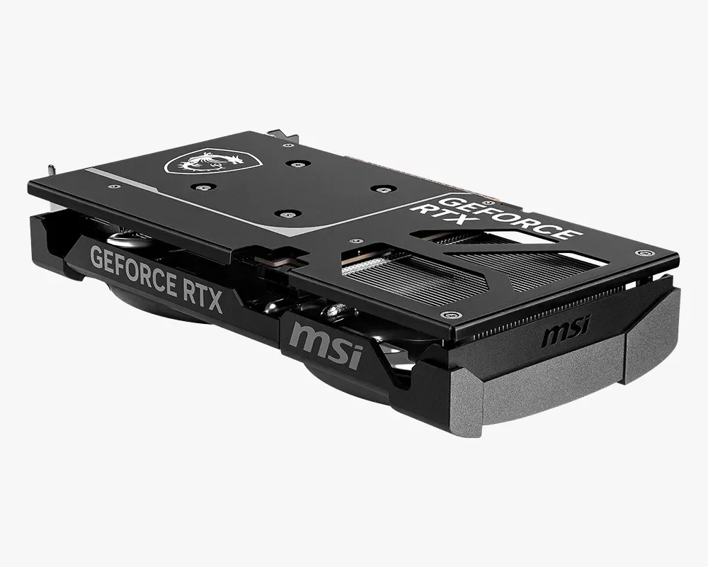 Placa De Video Nvidia Geforce MSI RTX 5060 Ti 16GB Ventus 2X OC Black Plus G506T16V2CBP