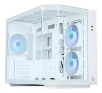 Gabinete Gamer Evolabs Primacy X3 Fan ARGB White EVO-300MW