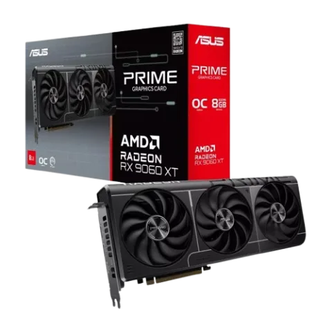 Placa De Video Radeon Asus RX 9060 XT Prime 8GB OC PRIME-RX9060XT-O8G