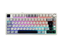 Perifericos Teclado Inalambrico Aula F75 Blue White Purple RGB Switch Reaper Gamer Mecanico BT