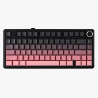 Perifericos Teclado Inalambrico Aula F75 Gradient Black + Pink Reaper Switch Gamer Mecanico BT