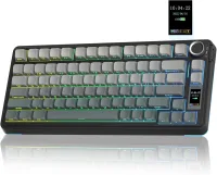Perifericos Teclado Inalambrico Aula Wind S75 Pro Gradient Gray Switch Seiya Gamer Mecanico BT