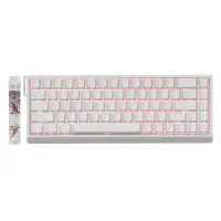 Perifericos Teclado USB FGG Madlions MAD68 HE RGB White Switch Per Shaft Pro Gamer Magnetico
