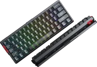 Perifericos Teclado USB Aula AG60 Pro Metalic Gray + Black Switch Aether Magnetico Gamer
