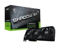 Placa De Video Nvidia Geforce MSI RTX 5070 12G Shadow 3X OC G5070-12S3C