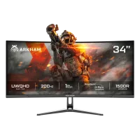 Monitor 34 Arkham 2K UWQHD 200Hz 1ms Curvo ARK34200WI8P