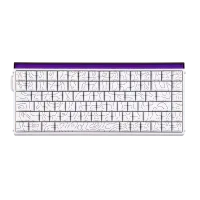 Perifericos Teclado USB Aula Hero 84HE White + Black Switch King Gamer Magnetico