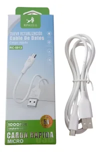 Cable Micro USB RoyalCell Carga Rapida 1M 5A RC-5013