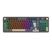 Perifericos Teclado Inalambrico Royal Kludge RK-S98 Phantom Switch Brown Gamer Mecanico BT