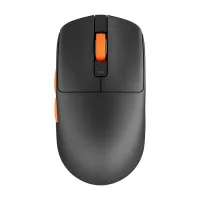 Perifericos Mouse Inalambrico Royal Kludge M30 Black Orange Gamer M30-BO