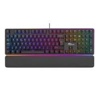 Perifericos Teclado USB Royal Kludge RK918 Black Switch Brown Gamer Mecanico