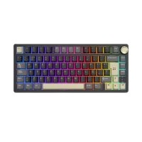 Perifericos Teclado USB Royal Kludge R75 Phantom Switch Brown Gamer Mecanico
