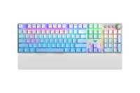 Perifericos Teclado Inalambrico Aula F2088 Air Gradient Blue Switch Brown Gamer Mecanico BT