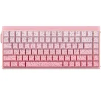 Perifericos Teclado USB Aula Hero 84HE Pink Side Engraving Switch Dragon King Gamer Magnetico